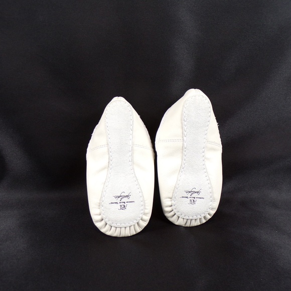 White Toddler Ballet Dance Flat Shoes - Picture 8 of 8